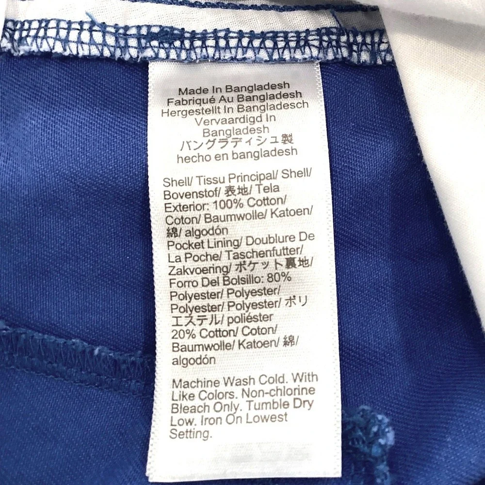 J.Crew Womens Chino Shorts Royal Blue 4.5" Inseam = Size 10 - Picture 4 of 4